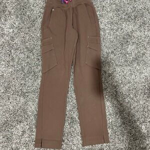 Figs Scrub Pants Soeng Womens Size XXS Smoky Taupe Technical Collection